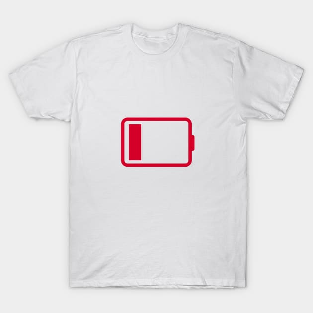 5% of battery T-Shirt by Makishimu